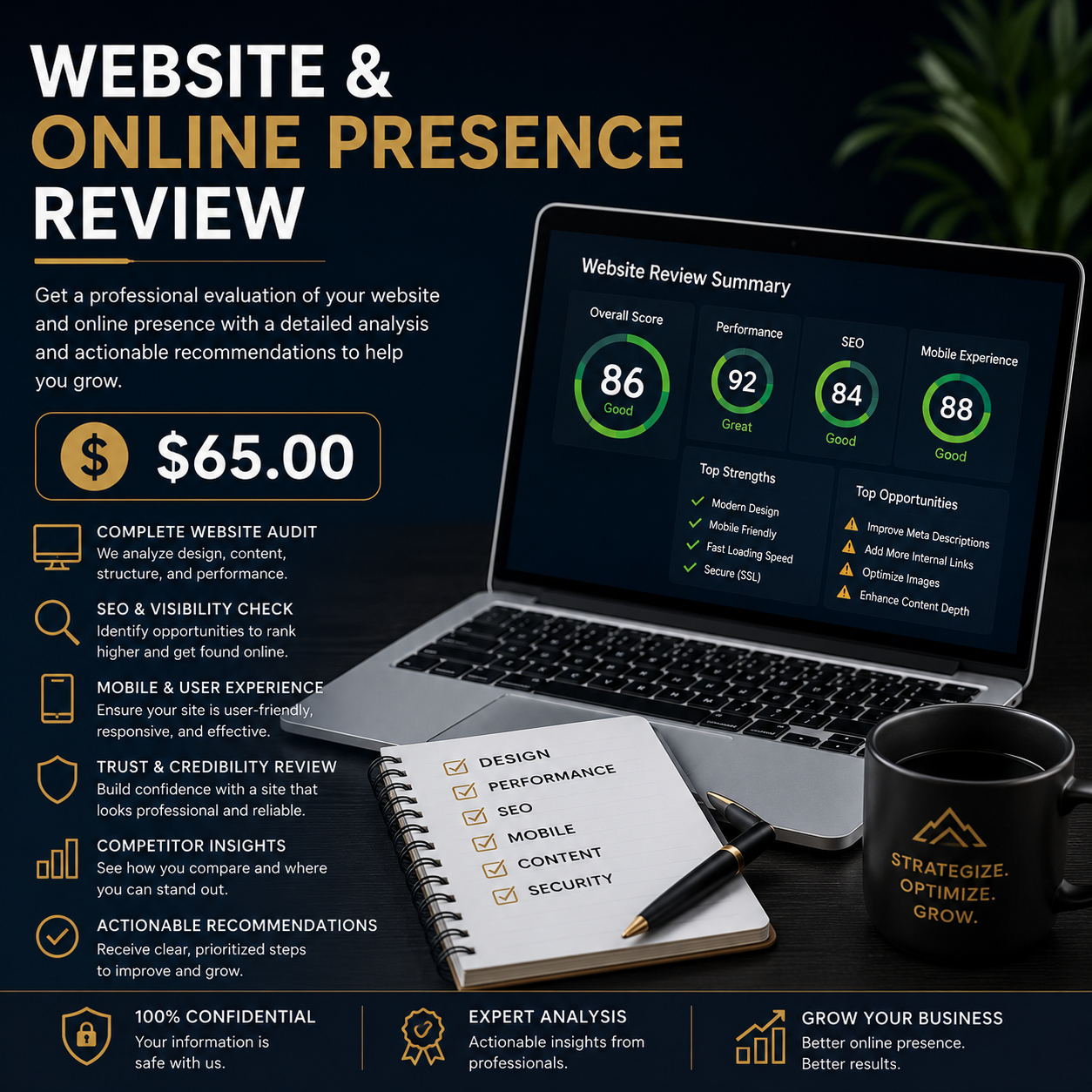 Website & Online Presence Review